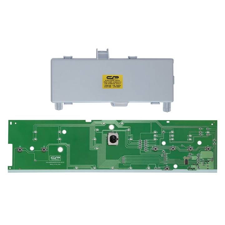 Placa de Potência com Interface Casa das Interfaces para Lavadora Compatível Brastemp W10711360/W10710282 Bivolt