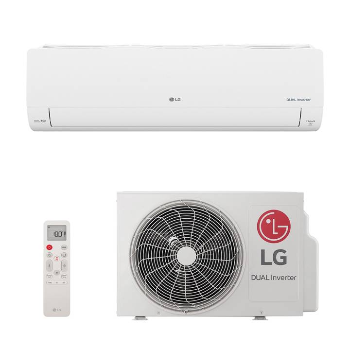 Ar-Condicionado Split Inverter 12000 BTUs LG AI Dual Inverter Voice Só Frio S3-Q12JA31J 220V