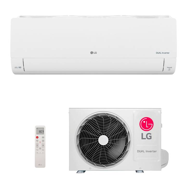 Ar-Condicionado Split Inverter 12000 BTUs LG +AI Dual Inverter Voice Só Frio S3-Q12JA31L 220V