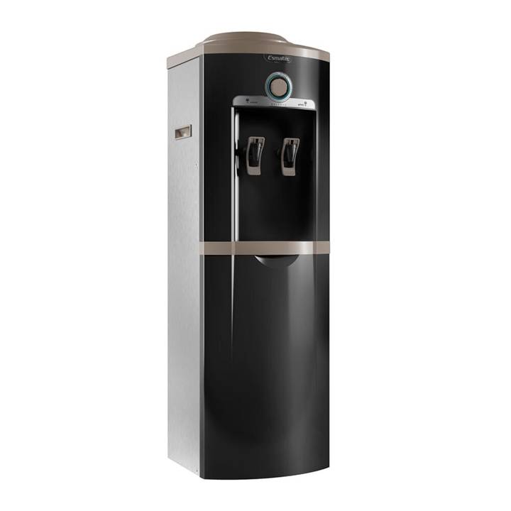 Bebedouro de Coluna para Garrafão Esmaltec Gelágua Preto EGC35B 220V