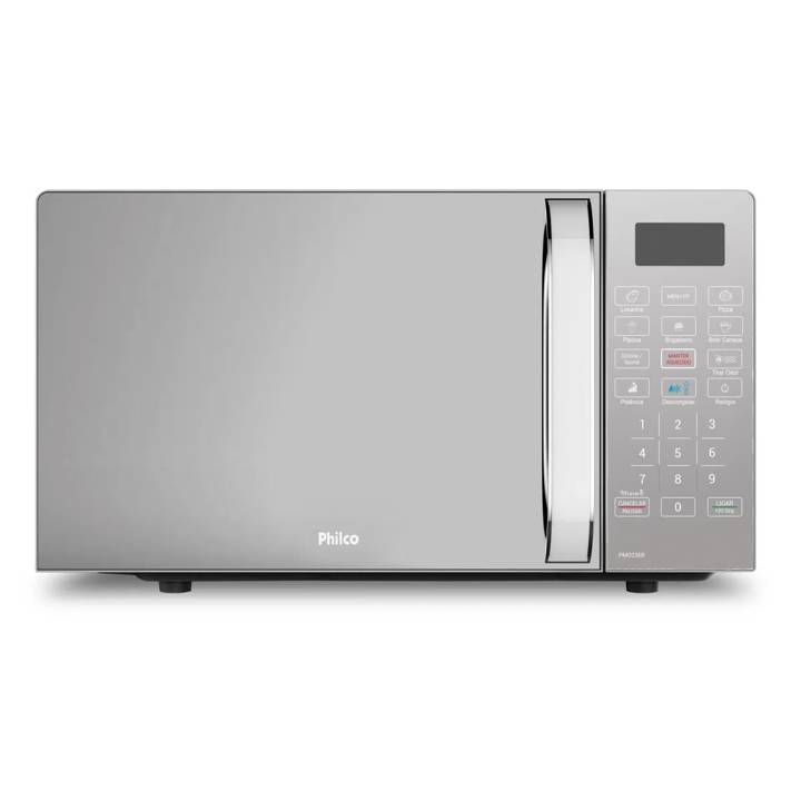 Micro-ondas Philco 20 Litros Branco com Frente Espelhada PMO23EB 110V