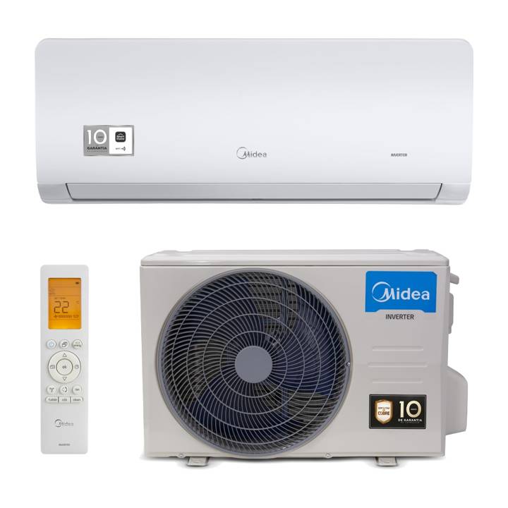 Ar-Condicionado Split Inverter 12000 BTUs Midea Xtreme Save Connect High Wall Só Frio 42AGVCI12M5/38AGVCI12M5 220V