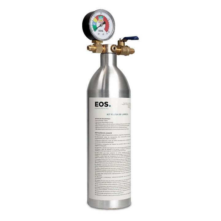 Kit Flush EOS Garrafa Injetora 141B para Limpeza de Ar Condicionado