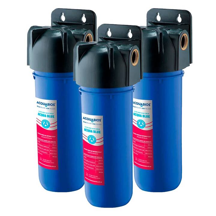 Filtro para Caixa D'água Acquabios Acqua Blue 230 - Kit com 3 unidades 1000-0065