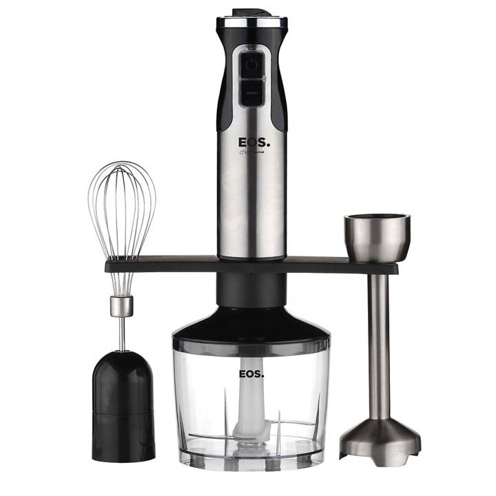 Mixer EOS 3 Em 1 12 Velocidades Inox e Preto 850W EMX03 220V