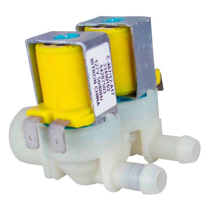 Válvula Água Dupla Lavadora Electrolux 110V Ltr10/12 Ltc10/12 Lts12 41014703