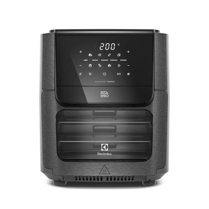 Fritadeira Air Fryer Oven Electrolux 12 Litros Digital Experience Grafite EAF90 110V