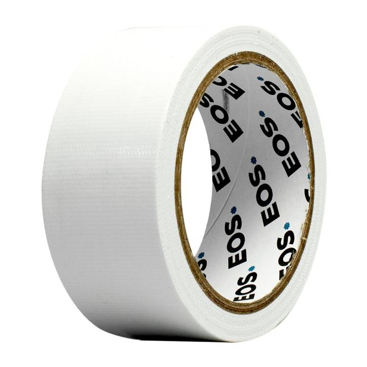 Fita Multiuso Isolante EOS Branca Tipo Silver Tape com Alta Aderência 10m x 48mm