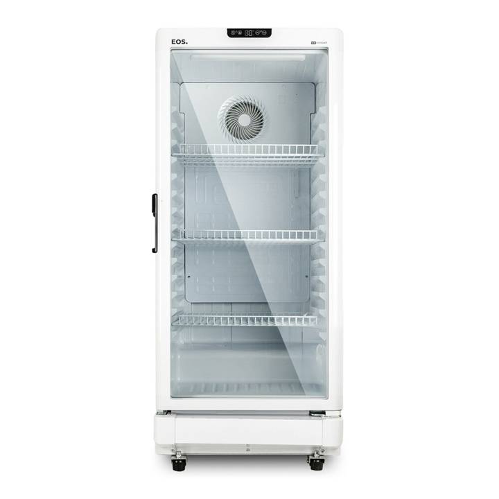 Refrigerador Expositor Vertical EOS 198 Litros Eco Gelo Digital Branco EEV200B 220V