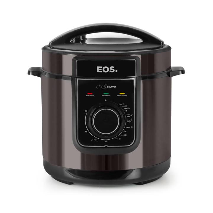 Panela de Pressão Elétrica 5 Litros EOS Multicooker Titanium EPP50MT 220V