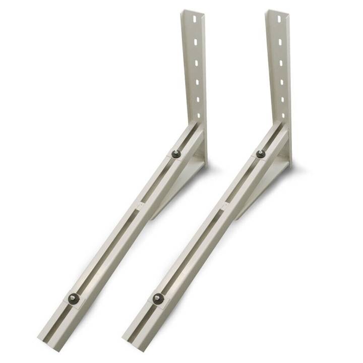 Suporte Para Condensadora EOS até 180kg/Par 1000mm Perfil U Pintura Eletrostática com Mão Francesa 1000PUR