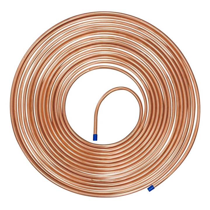 Tubo Cobre Panqueca 15 Metros 3/8 " = 9,52mm Parede 1/32 " = 0,79mm Termomecânica