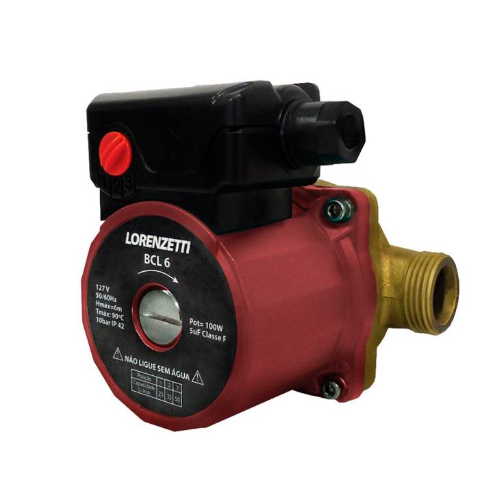 Bomba de Circulação Lorenzetti BCL6 50 Litros 100W 220V