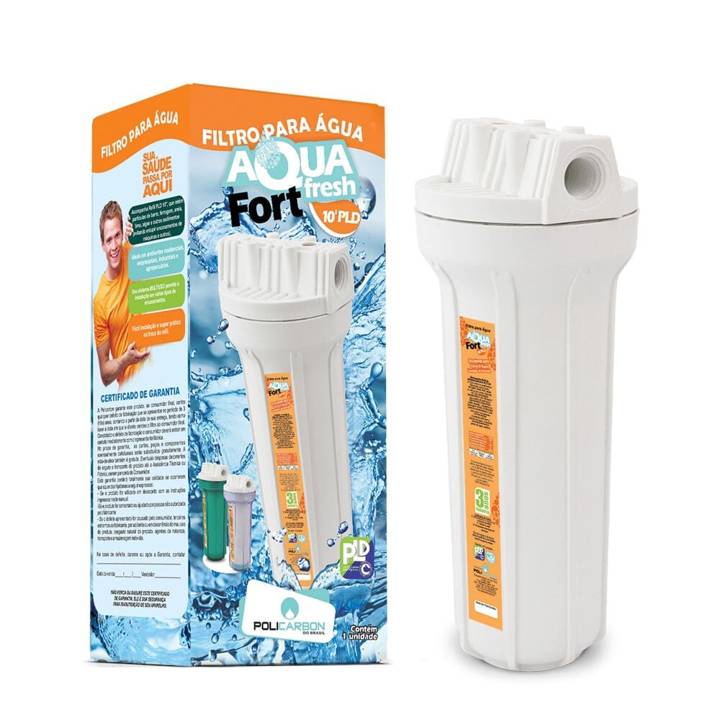 Filtro Policarbon Aquafresh Fort 10" PLD 7071 Branco