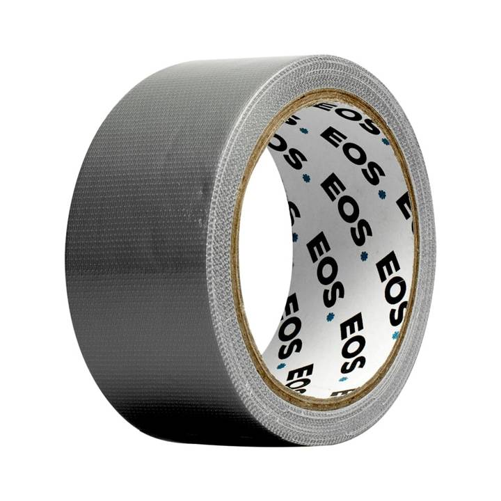 Fita Multiuso Isolante EOS Cinza Tipo Silver Tape com Alta Aderência 10m x 48mm