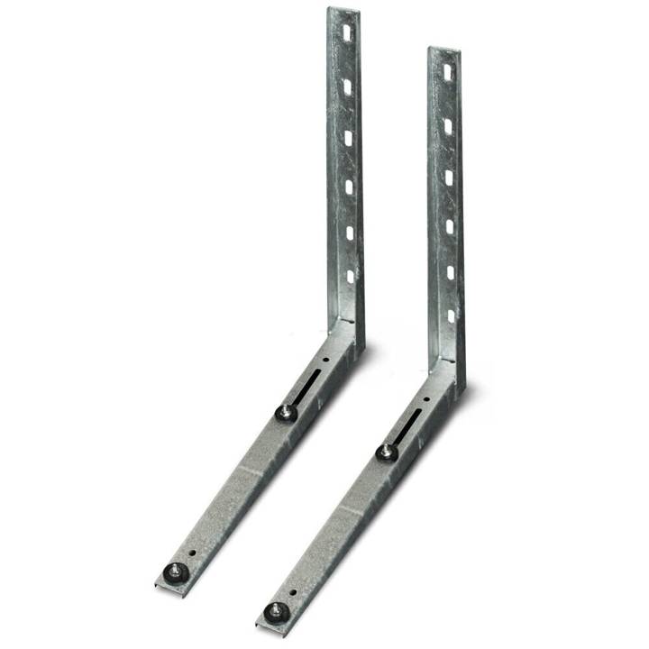 Suporte Para Condensadora EOS até 105kg/Par 600mm Perfil U Aço Carbono Galvanizado a Fogo 600PUGF