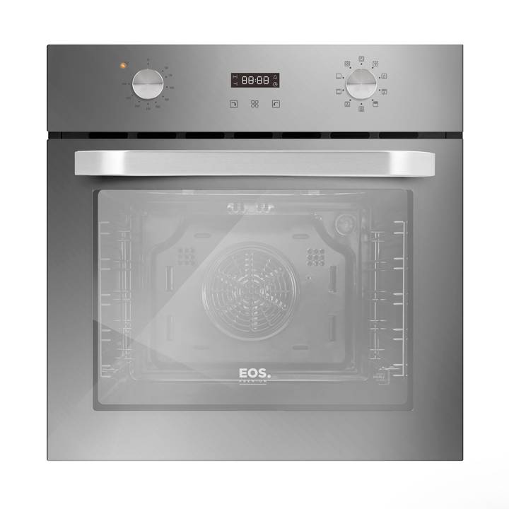 Forno Elétrico de Embutir EOS 72 Litros Convection Timer Digital e Porta de Vidro Espelhado EFE72EEH 220V