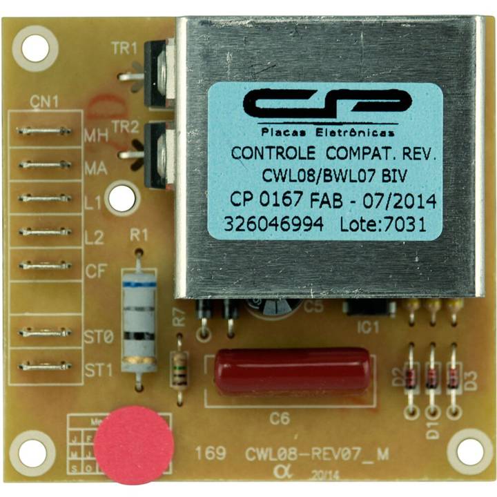Placa de Controle de Reversão para Lavadora Brastemp / Consul CP Placas Eletrônicas CP0167 Bivolt