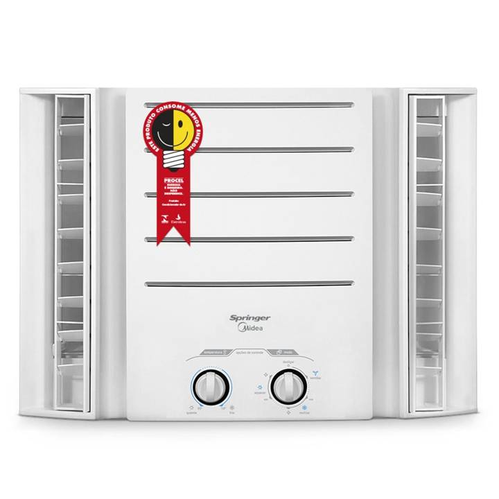 Ar-Condicionado Janela 10000 BTUs Springer Midea Duo Mecânico Quente e Frio QQI105BB 220V
