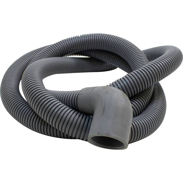 Mangueira Sanfonada de Drenagem e Saída Ibira Compatível com Electrolux 1.80 Metros Bocal Curvo 28mm 360208054 / 69258072