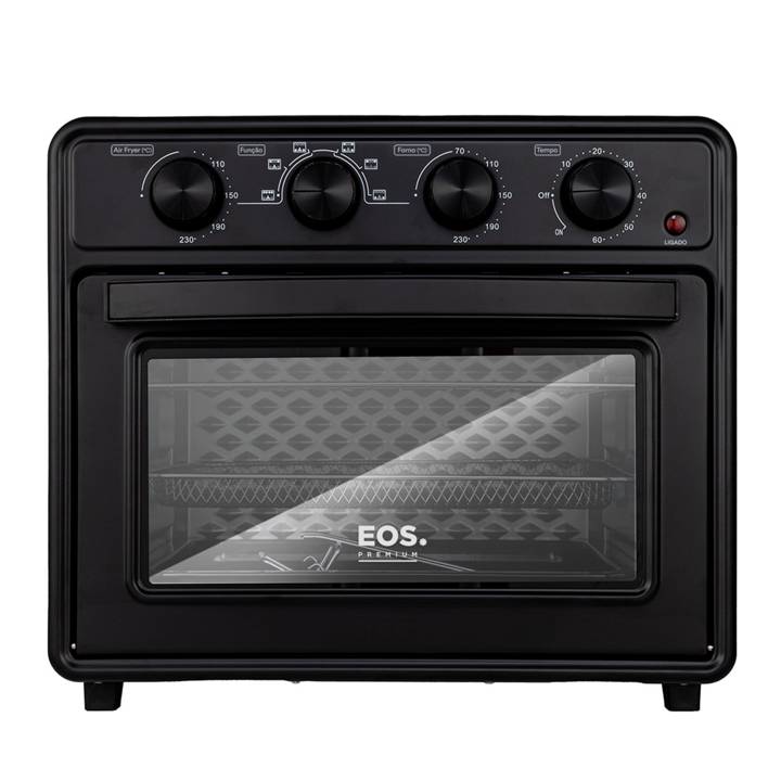 Forno e Fritadeira Air Fryer EOS 35 Litros Premium All Black EAF35AP 220V