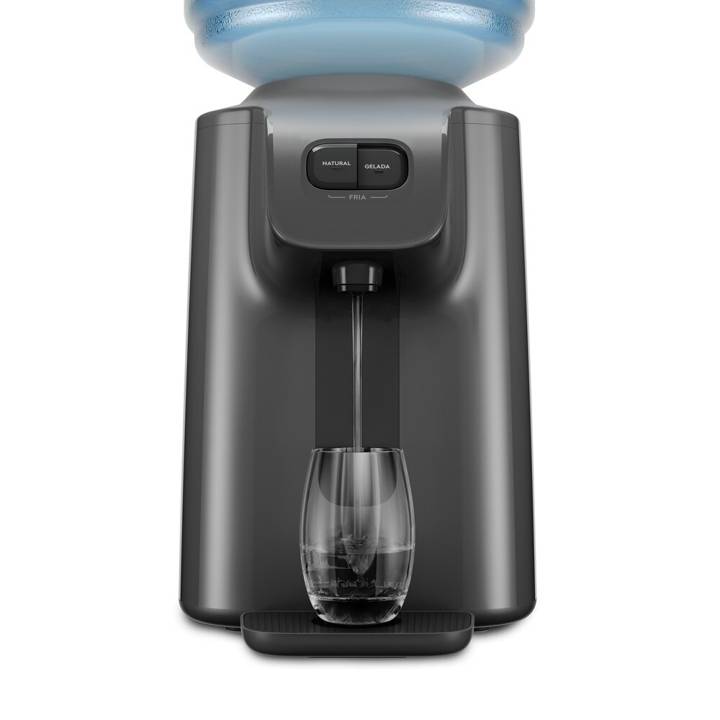 Bebedouro de Mesa para Garrafão Electrolux com Compressor Cinza BC01X 110V