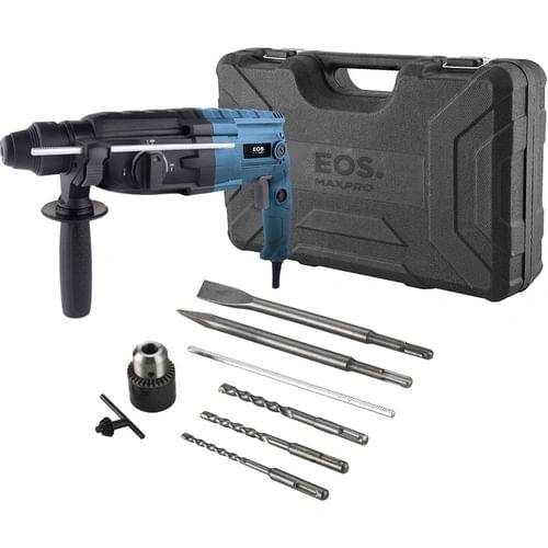 Martelete Perfurador e Rompedor SDS Plus Profissional EOS MaxPro 850W 110V com Maleta e Acessórios EFM01PRO 110V