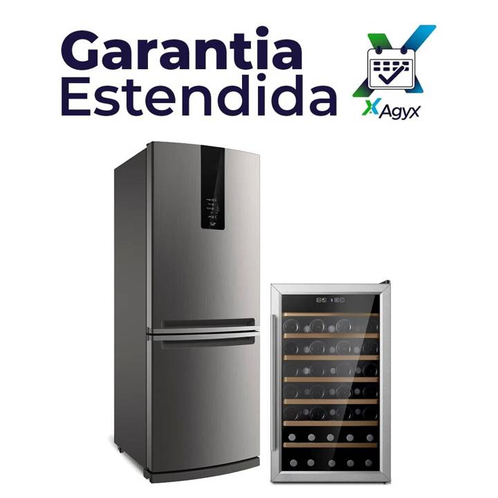 Garantia Estendida Agyx 12 Meses para Geladeira ou Adega de R$750,01 até R$1.000,00