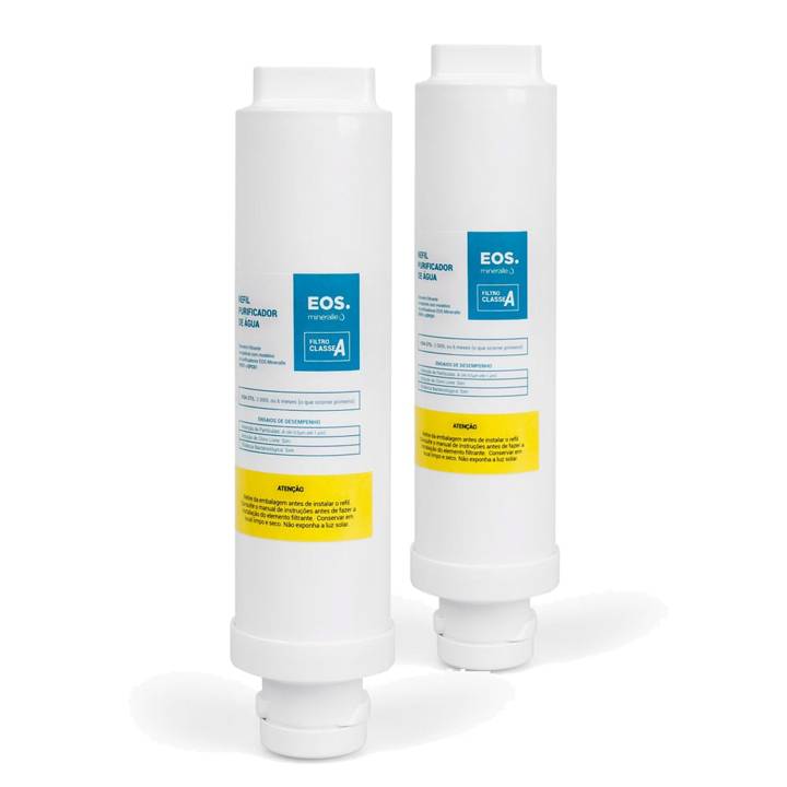 Refil Filtro para Purificador EOS Mineralle - Kit com 2 Unidades