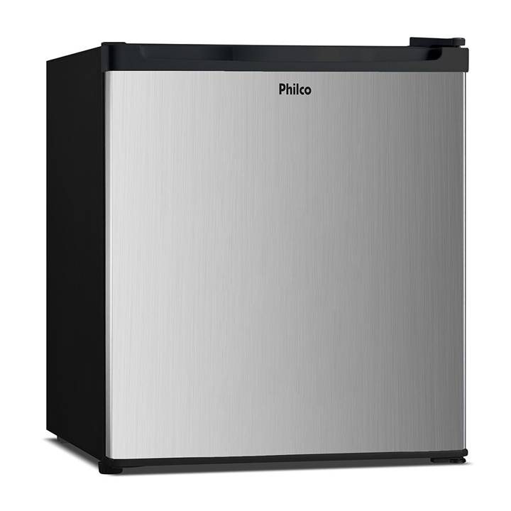 Frigobar Philco 47 Litros 5 Níveis de Controle de Temperatura e Porta Reversível Inox PFG52I 110V