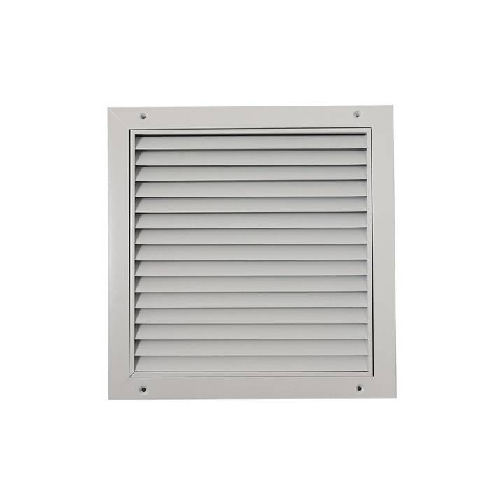 Grelha Indevassável Trox 325x325mm com Contra Moldura Branca