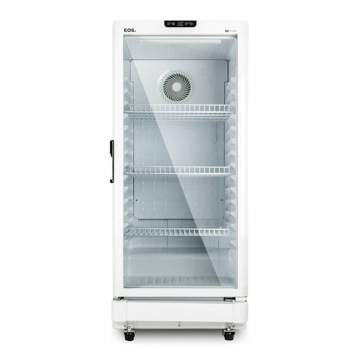 Refrigerador Expositor Vertical EOS 198 Litros Eco Gelo Digital Branco EEV200B 110V