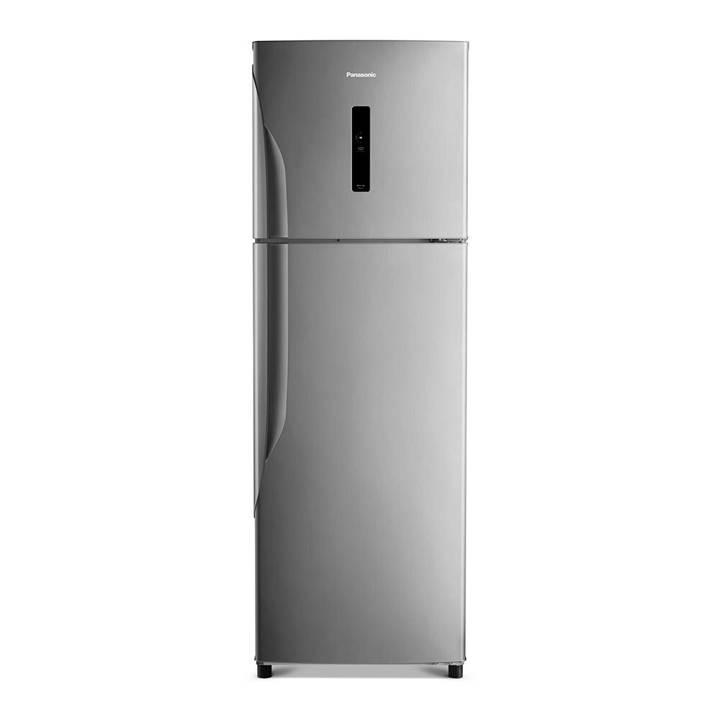 Geladeira Panasonic 387 Litros 2 Portas com Freezer em Cima Aço Escovado BT41PD1XA 110V