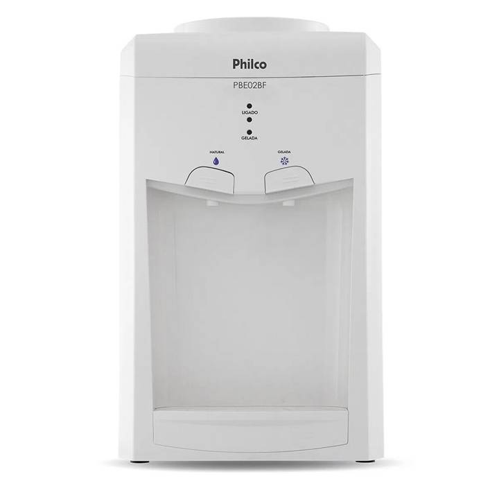 Bebedouro de Mesa para Garrafão Philco Compressor Branco PBE02BF 220V