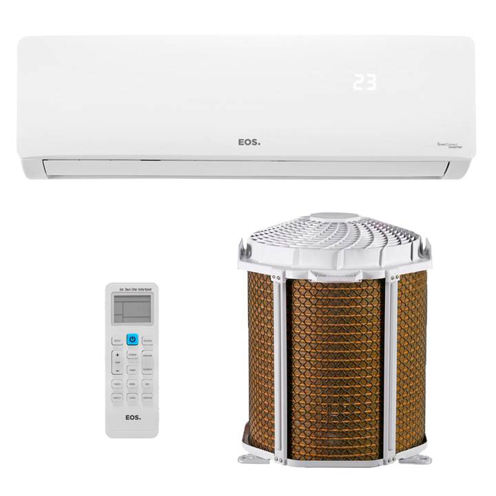 Ar-Condicionado Split Inverter 9000 BTUs EOS Smart Connect High Wall Só Frio EAS9000IFE/EAS9000IFI 220V