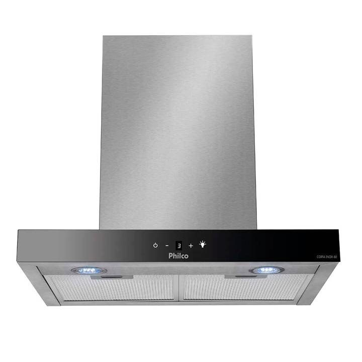 Coifa e Depurador de Parede Philco 60cm Touch PCO60I 110V