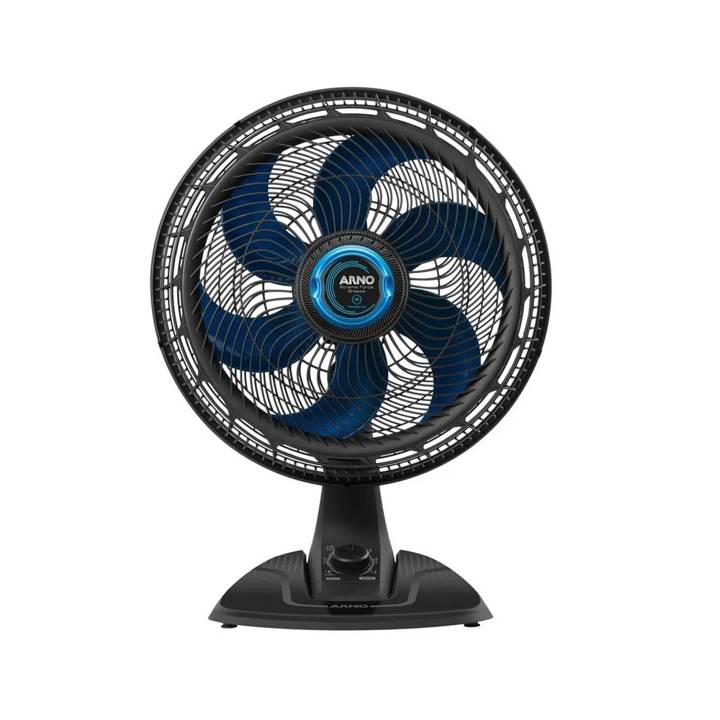 Ventilador de Mesa Arno Xtreme Force Breeze Repelente com 6 pás 40cm Preto VB55 220V