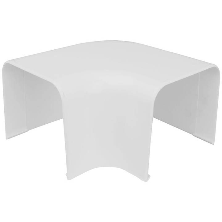 Curva 90º Canal Split Cb80 Perfiltec Branca