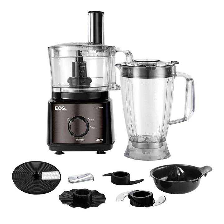 Processador de Alimentos EOS 7 em 1 Titanium 900W EPS01T 220V