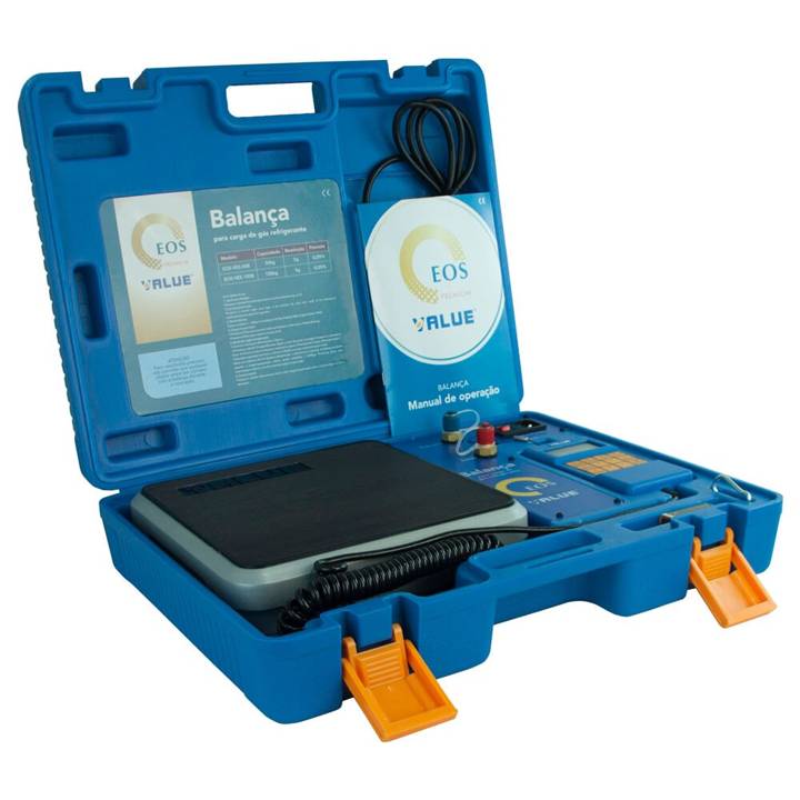 Balança Digital Profissional EOS até 50 Kg Programável com Alarme e Solenoide Bivolt