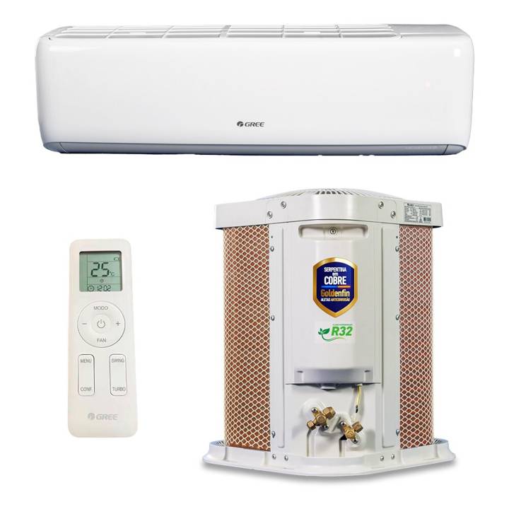 Ar-Condicionado Split Inverter 12000 BTUs Gree G-Top Auto Connection High Wall Só Frio GWC12ATC-D6DNA1B/GWC12ATC-D6DNA1B 220V