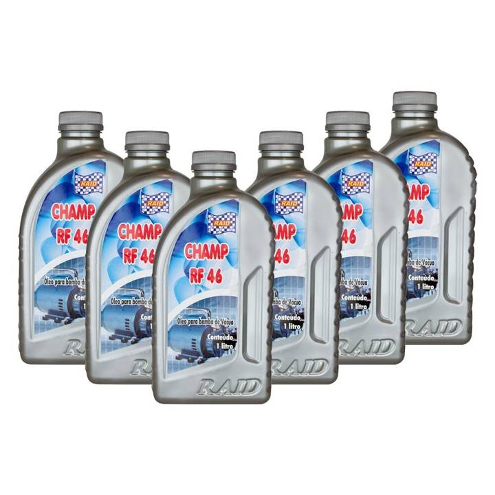 Óleo Para Bomba Vácuo Interlub Champ RF 46 1 Litro - Kit 6 Unidades