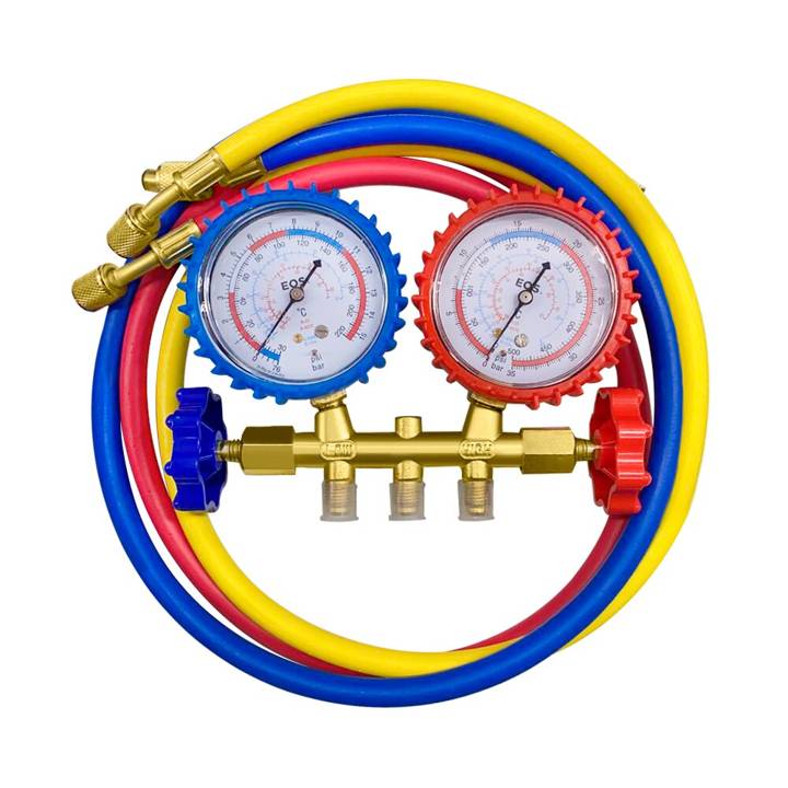 Kit de Manifold EOS com Mangueira de 1,5m para R22/R134A/404A