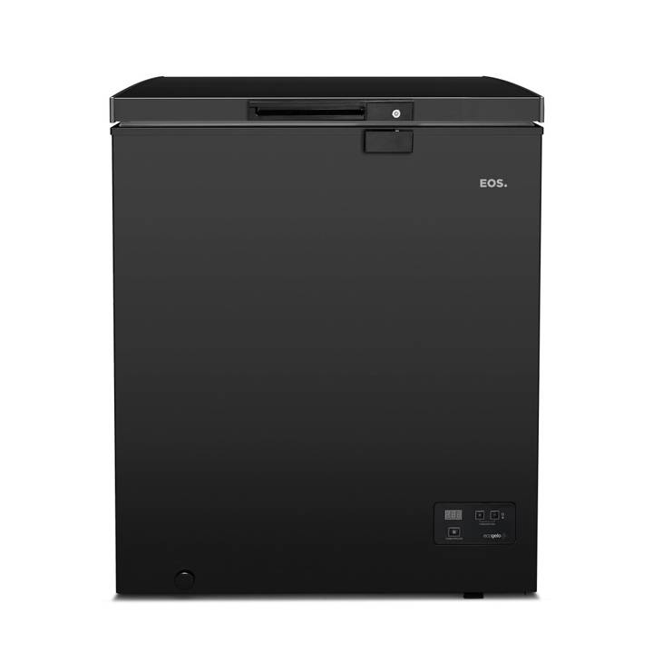 Freezer e Conservador Horizontal EOS 110 Litros EcoGelo Preto EFH120XDP 110V