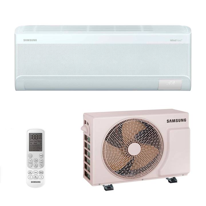Ar-Condicionado Split Inverter 9000 BTUs Samsung WindFree AI Pro Wi-Fi High Wall Só Frio AR60H09D1AWNAZ/AR60H09D1AWXAZ 220V