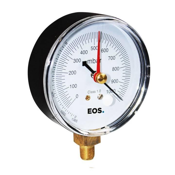 Vacuômetro Analógico EOS com Rosca de 1/8
