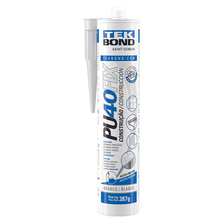 Selante PU40FIX Tekbond Branco Cartucho 280ml/387g