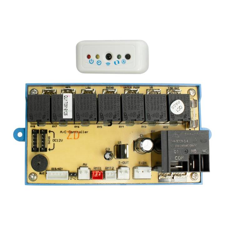 Kit com Placa Universal e Controle Remoto para Split Cassete EOS Quente e Frio 220V