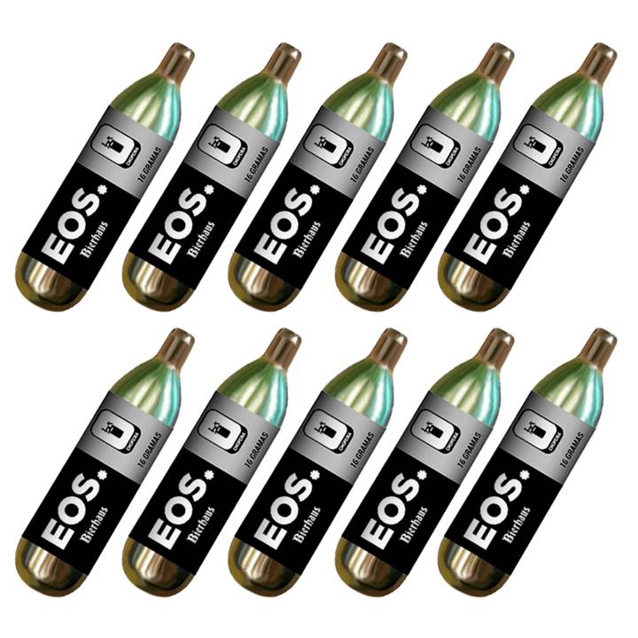 Kit Cilindro de CO2 Alimentício ECC16 para Chopeira EOS ECE05 - 10 unidades