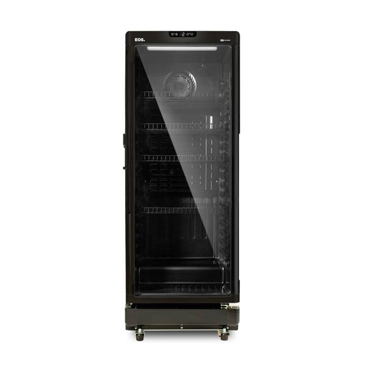 Refrigerador Expositor Vertical EOS 231 Litros Eco Gelo Digital All Black EEV210P 110V